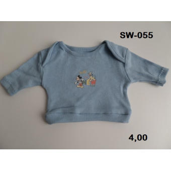 Sweater licht blauw Mickey Mouse